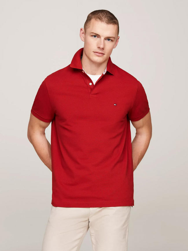 Polo 1985 regular rouge homme - Tommy Hilfiger