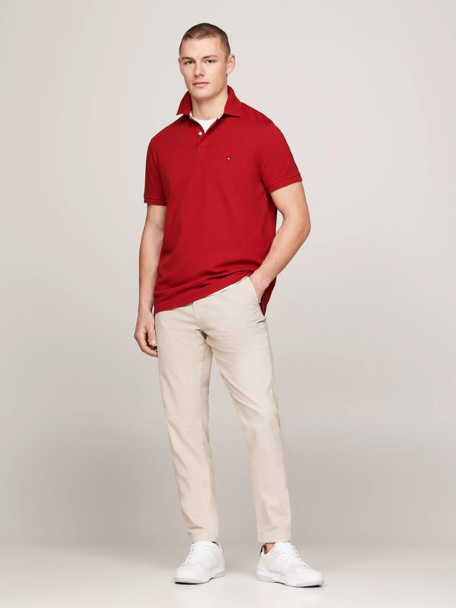 Polo 1985 regular rouge homme - Tommy Hilfiger