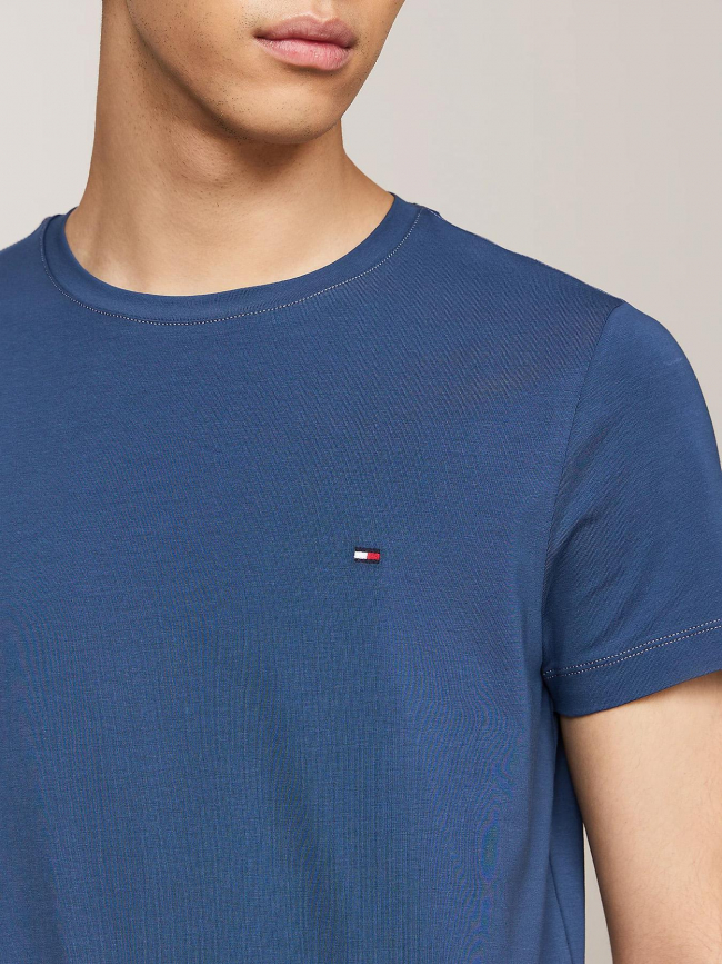 T-shirt straight slim fit bleu homme - Tommy Hilfiger