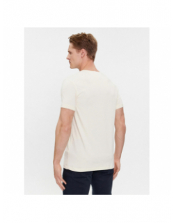 T-shirt stretch slim fit beige homme - Tommy Hilfiger