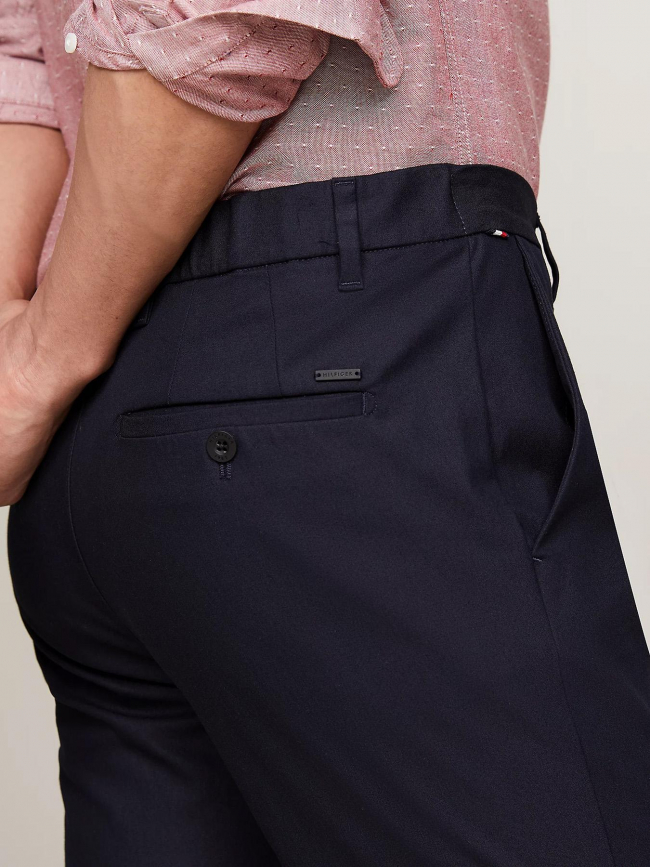 Pantalon denton tech chino bleu homme- Tommy Hilfiger