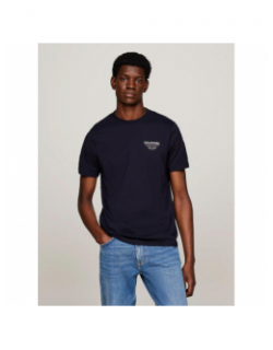 T-shirt global bleu marine homme - Tommy Hilfiger