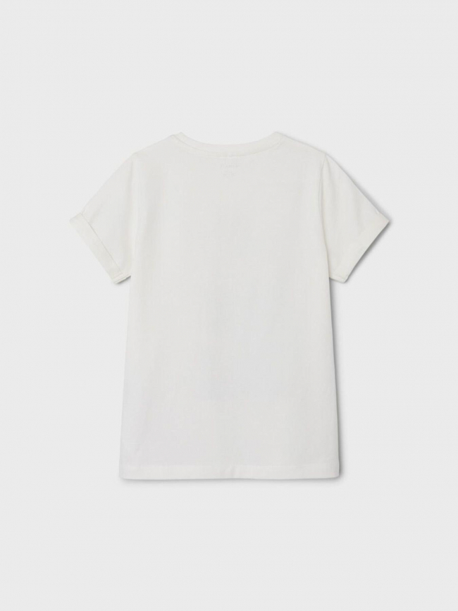 T-shirt série mercredi jax blanc fille - Name It