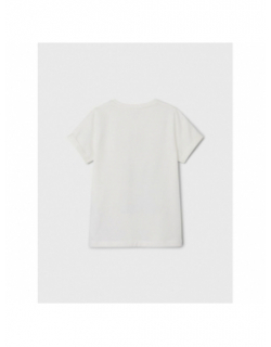 T-shirt série mercredi jax blanc fille - Name It