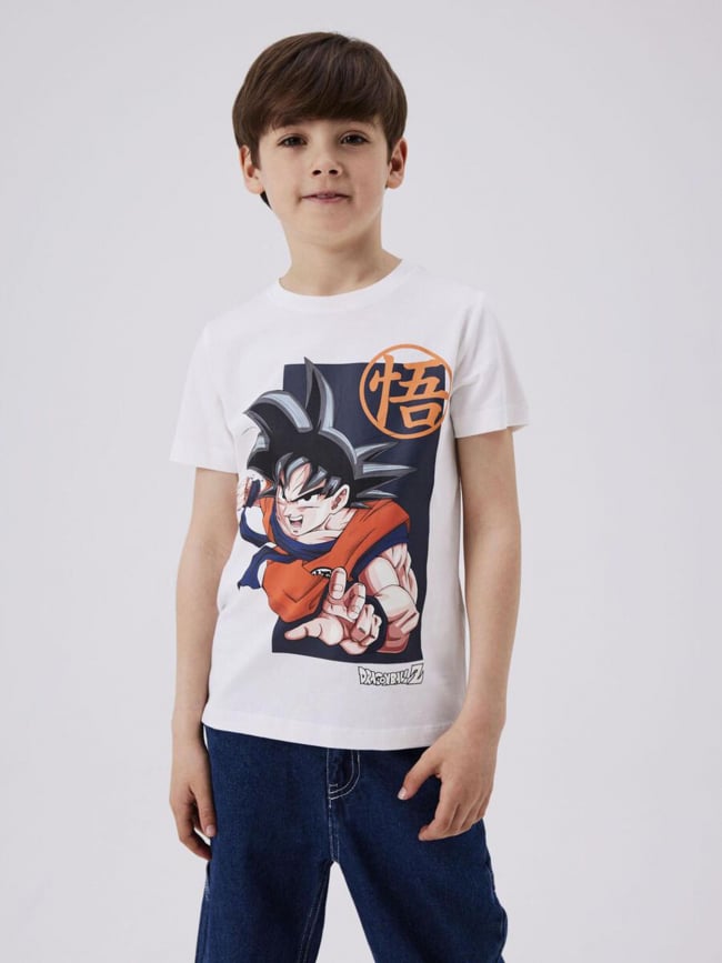 T-shirt dragon ball z blanc enfant - Name It