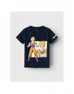 T-shirt dragon ball goku bleu marine enfant - Name It