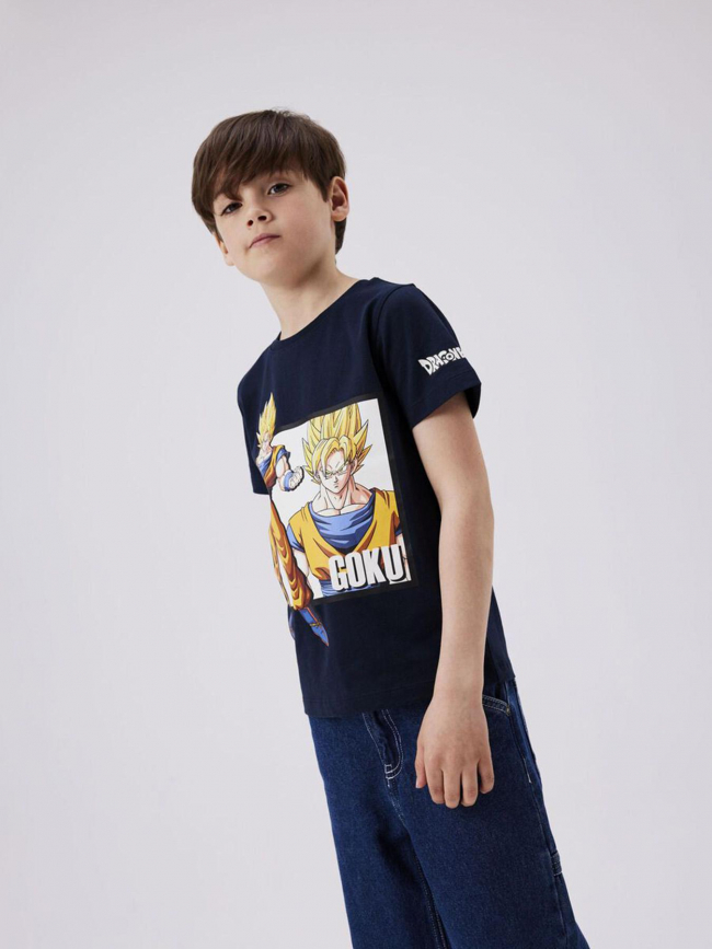 T-shirt dragon ball goku bleu marine enfant - Name It