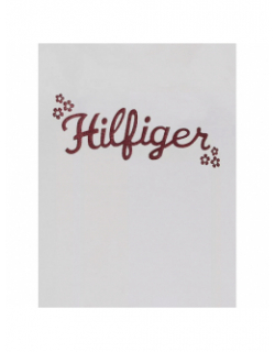 T-shirt flower glitter reg blanc fille | Tommy Hilfiger