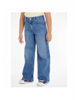 Jean mabel vintage straight bleu fille - Tommy Hilfiger