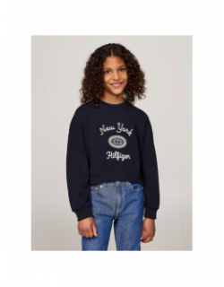 Sweat ny embroide bleu marine enfant - Tommy Hilfiger