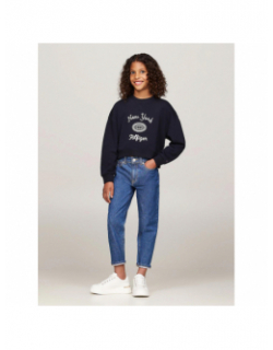 Sweat ny embroide bleu marine enfant - Tommy Hilfiger