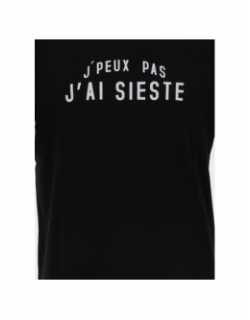 T-shirt j'peux pas j'ai sieste noir homme - Jack & Jones