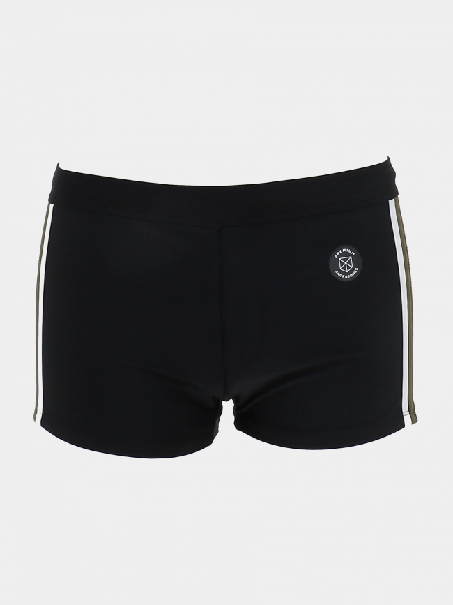 Boxer de bain premium noir kaki homme - Jack & Jones