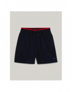 Short de bain medium drawstring bleu enfant - Tommy Hilfiger