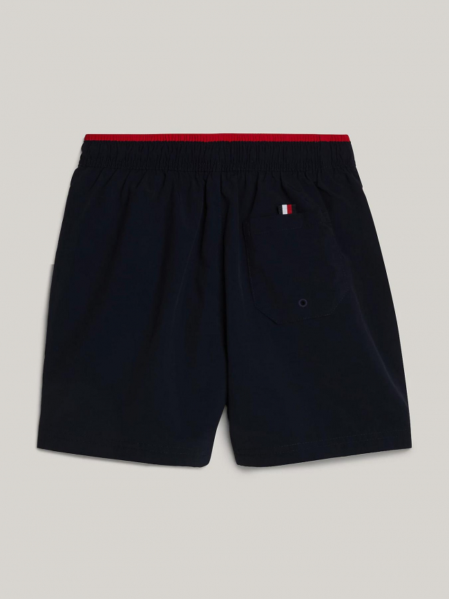 Short de bain medium drawstring bleu enfant - Tommy Hilfiger