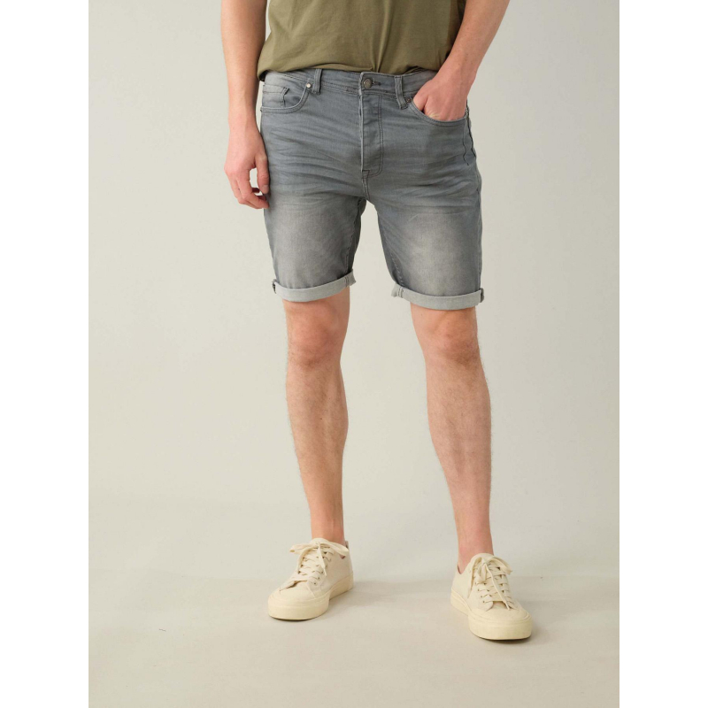 Short denim arvin gris homme - Deeluxe