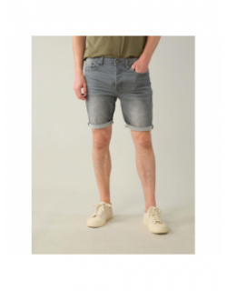 Short denim arvin gris homme - Deeluxe