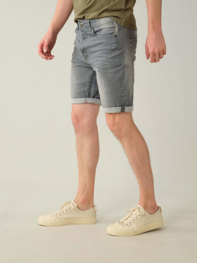 Short denim arvin gris homme - Deeluxe