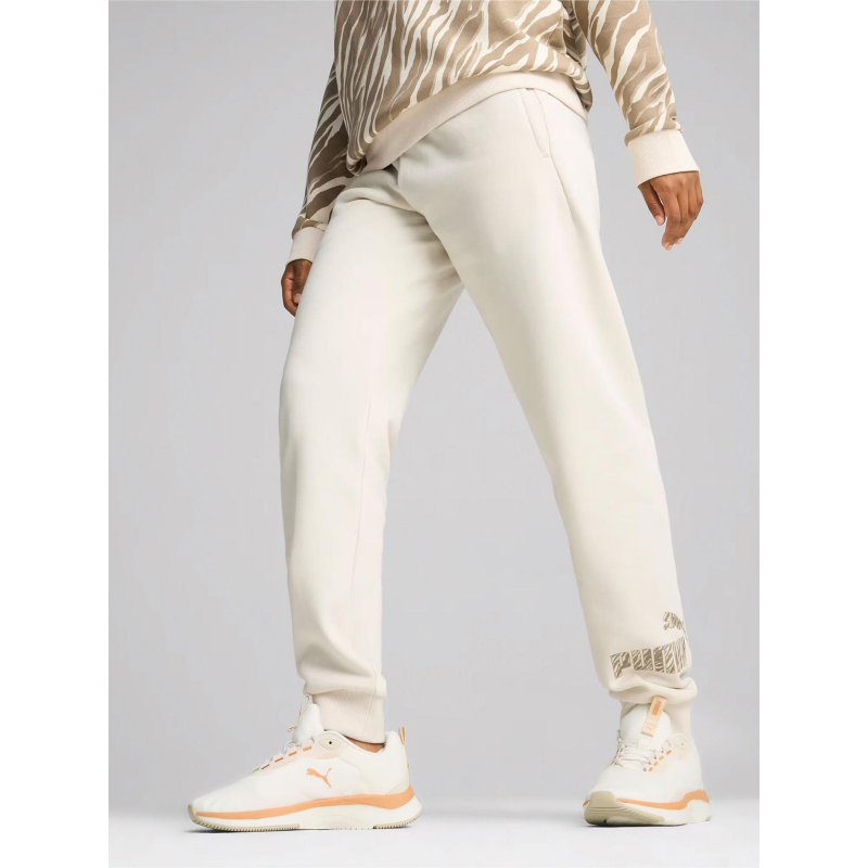 Jogging ess+ani beige femme - Puma