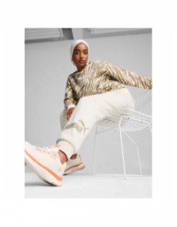 Jogging ess+ani beige femme - Puma