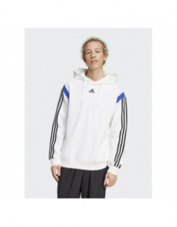 Sweat à capuche cb blanc homme - Adidas