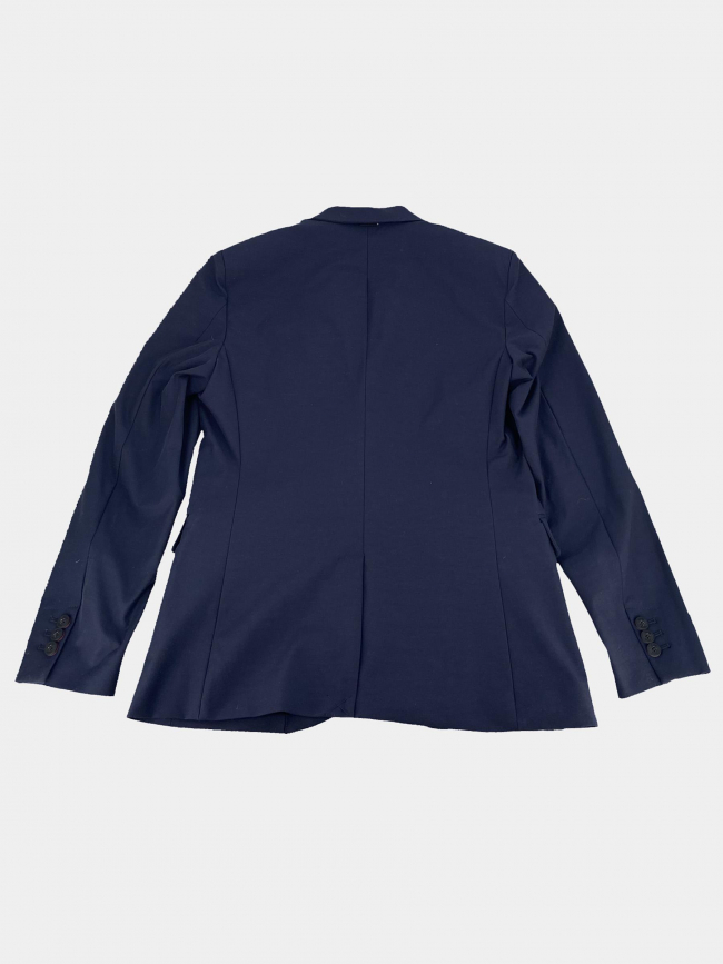 Veste blazer eaton tissu technique bleu marine homme - Guess