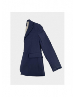 Veste blazer eaton tissu technique bleu marine homme - Guess