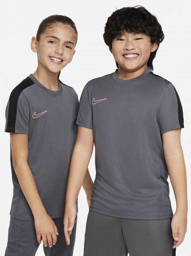 Maillot de football academy 23 gris enfant - Nike