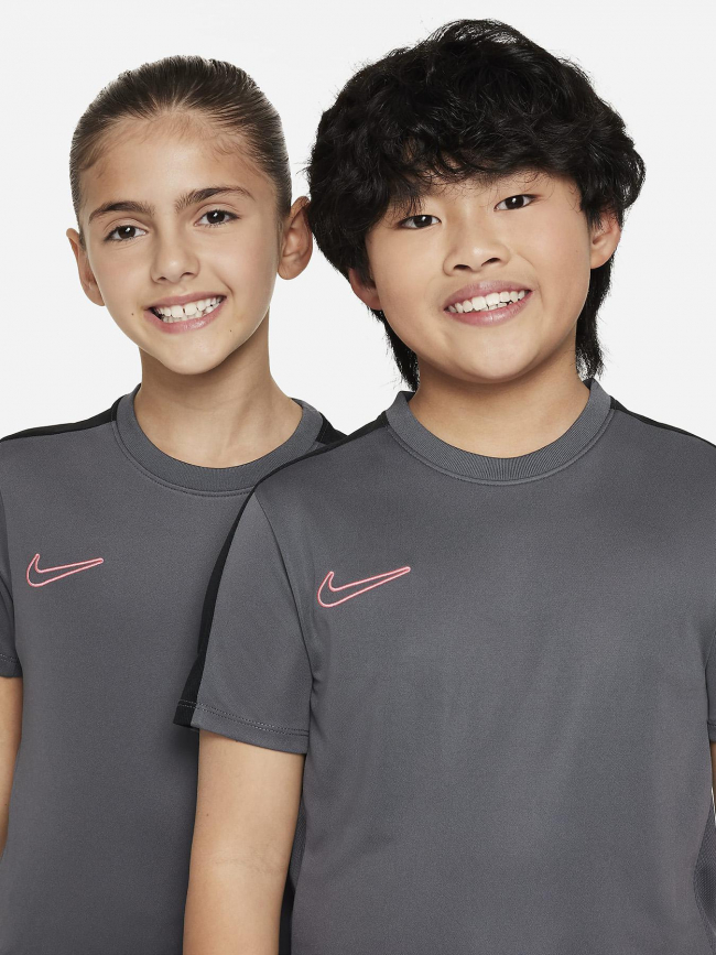 Maillot de football academy 23 gris enfant - Nike