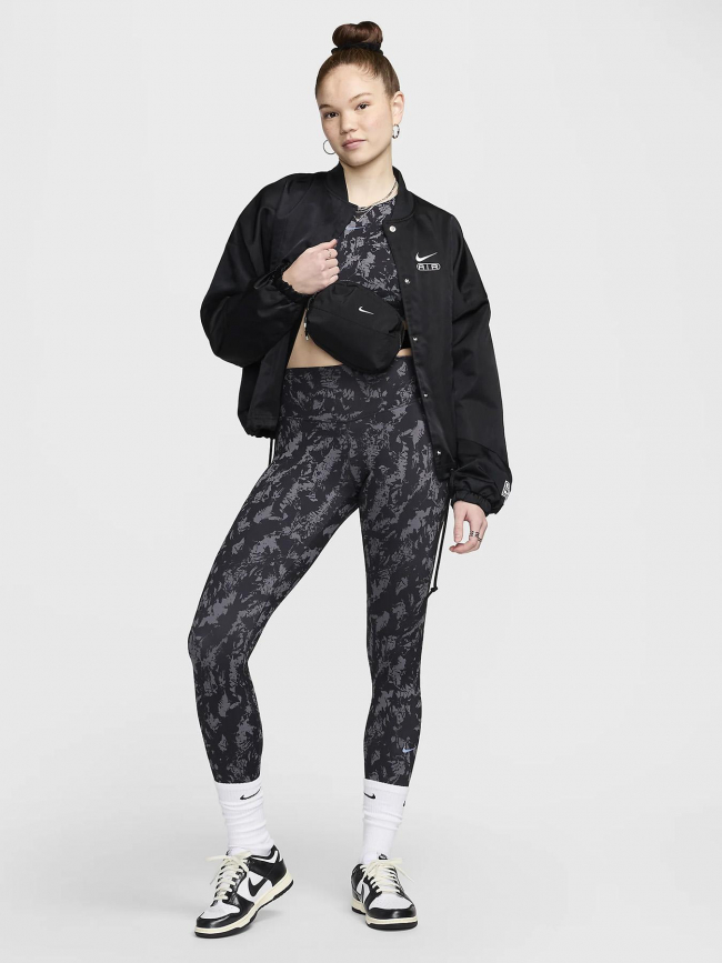 Legging de sport 7/8ème one noir gris femme - Nike