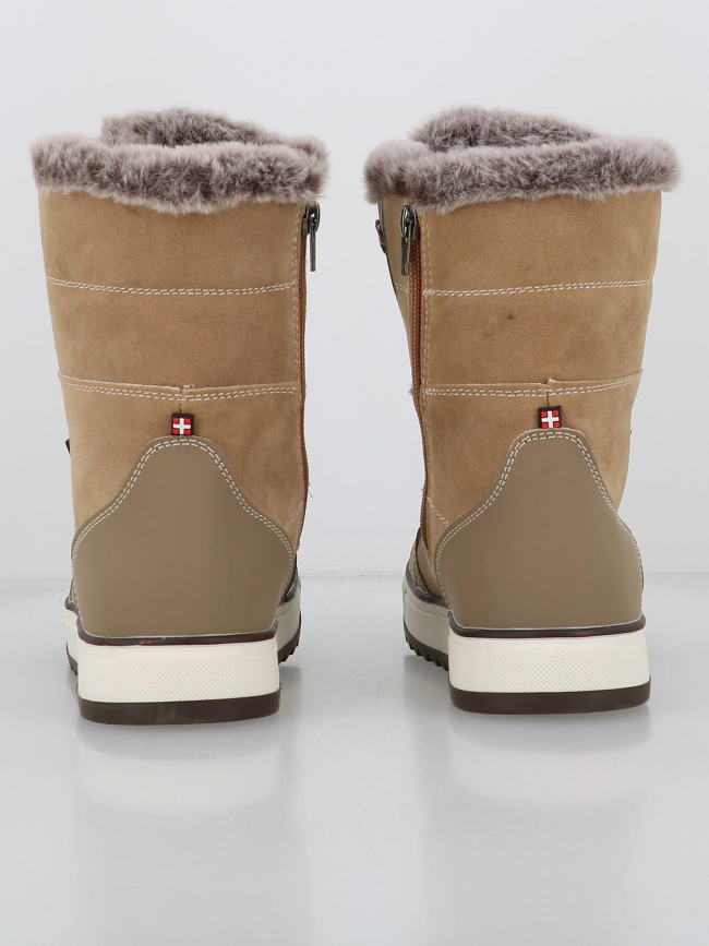 Bottes de neige conca beige femme - Alpes Vertigo