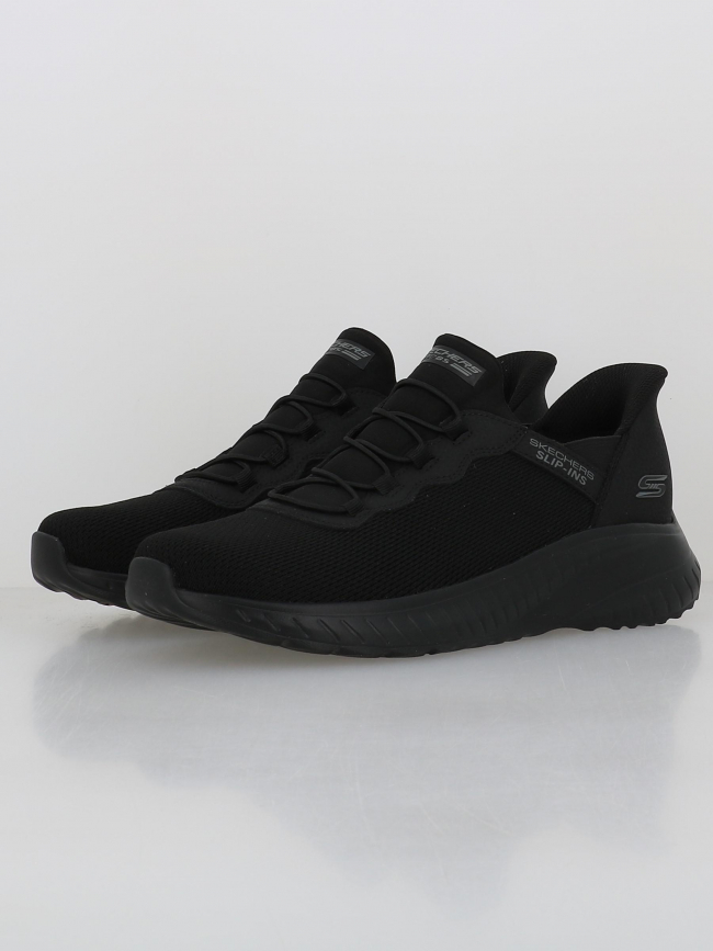 Baskets slip-ins bobs squad noir homme - Skechers