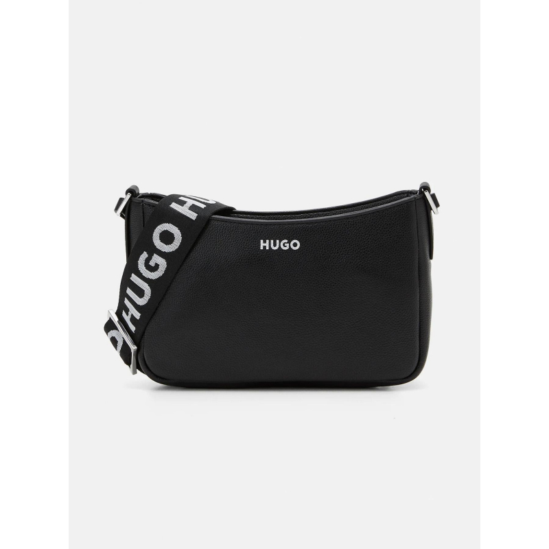 Sac bandoulière bel hobo noir femme - Hugo