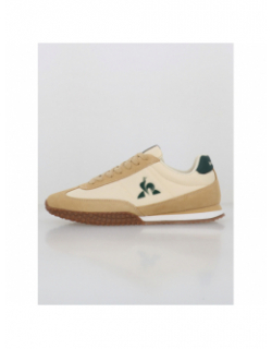 Baskets bi-matière veloce beige homme - Le Coq Sportif