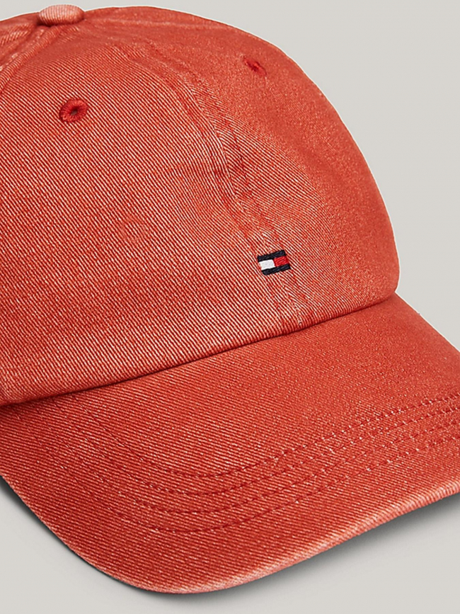 Casquette flag soft 6 panel rouge - Tommy Hilfiger