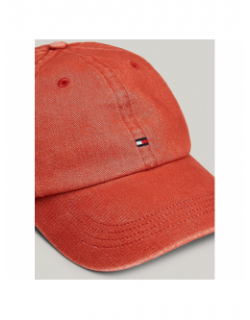 Casquette flag soft 6 panel rouge - Tommy Hilfiger