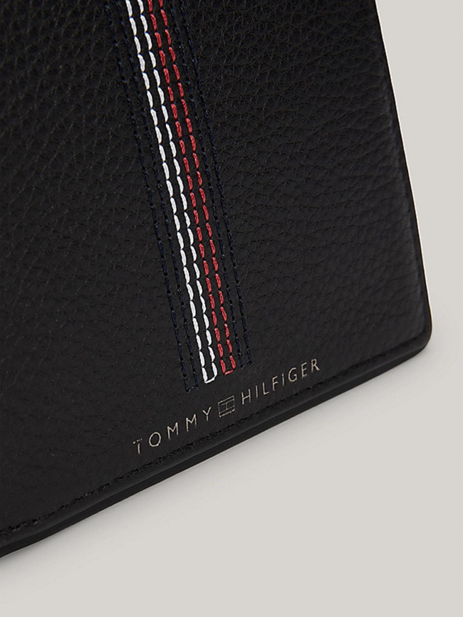 Portefeuille casual brodé noir homme - Tommy Hilfiger