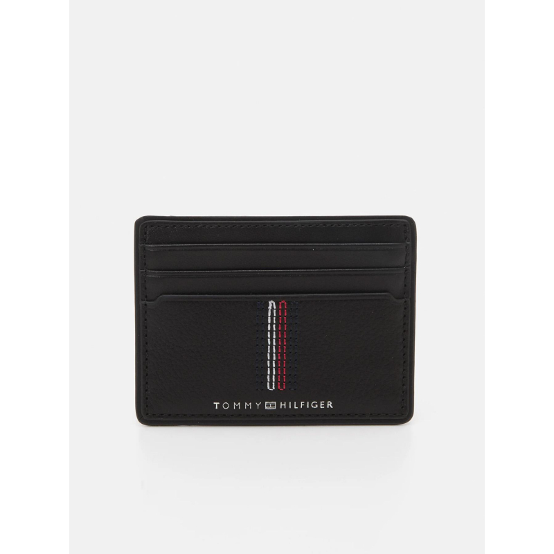 Porte carte en cuir casual noir homme - Tommy Hilfiger