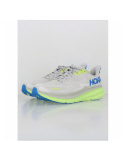 Chaussures de running clifton 9 blanc gris homme - Hoka