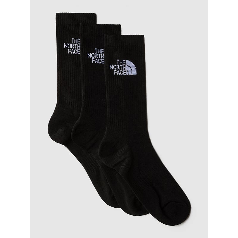 Pack de 3 paires de chaussettes multi sport noir adulte - The North Face