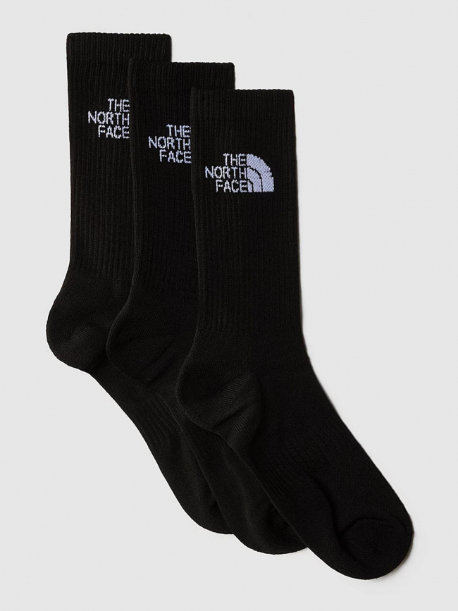 Pack de 3 paires de chaussettes multi sport noir adulte - The North Face