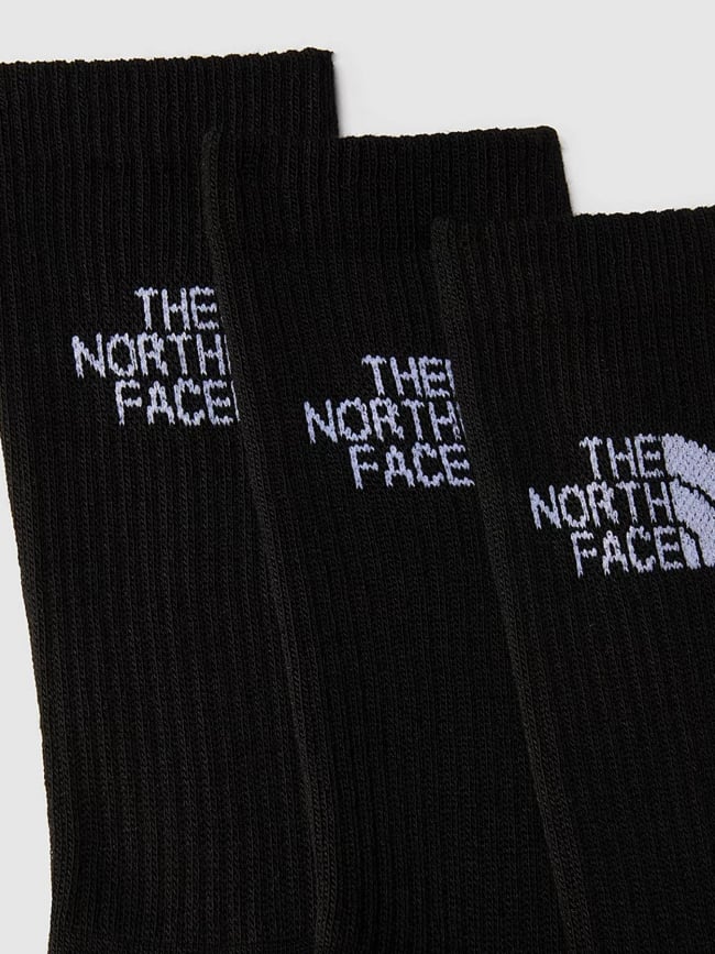 Pack de 3 paires de chaussettes multi sport noir adulte - The North Face