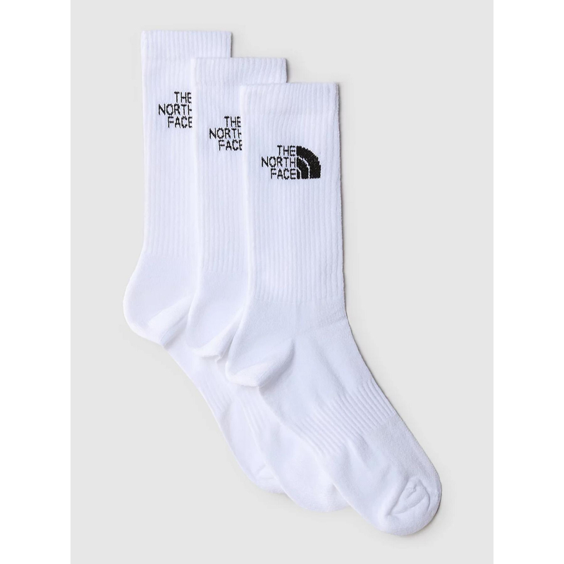 Pack de 3 paires de chaussettes multi sport blanc - The North Face