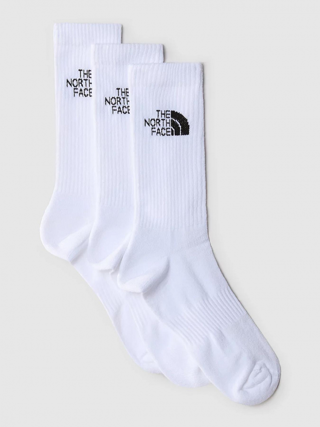 Pack de 3 paires de chaussettes multi sport blanc - The North Face