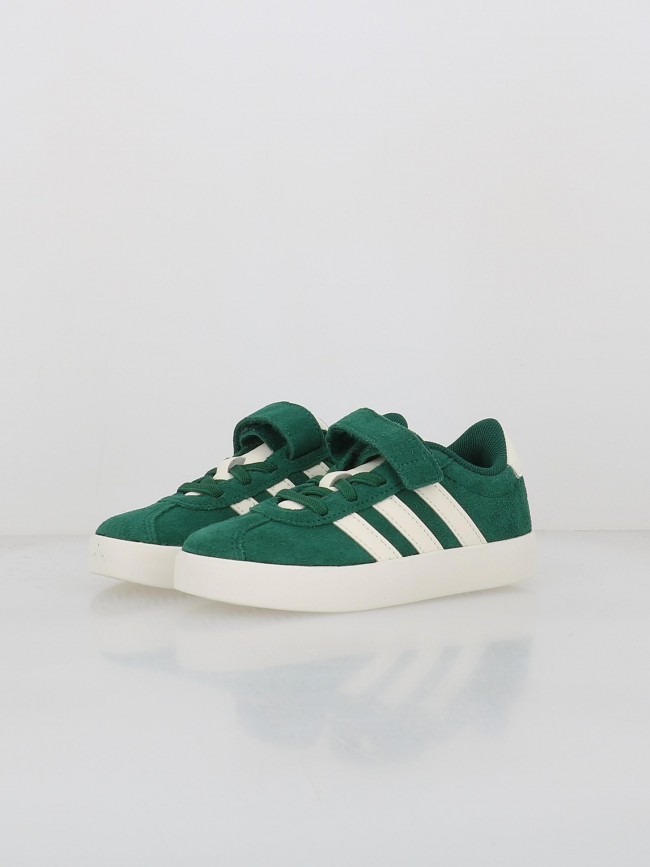 Baskets a scratch vl court 3.0 el vert enfant Adidas wimod