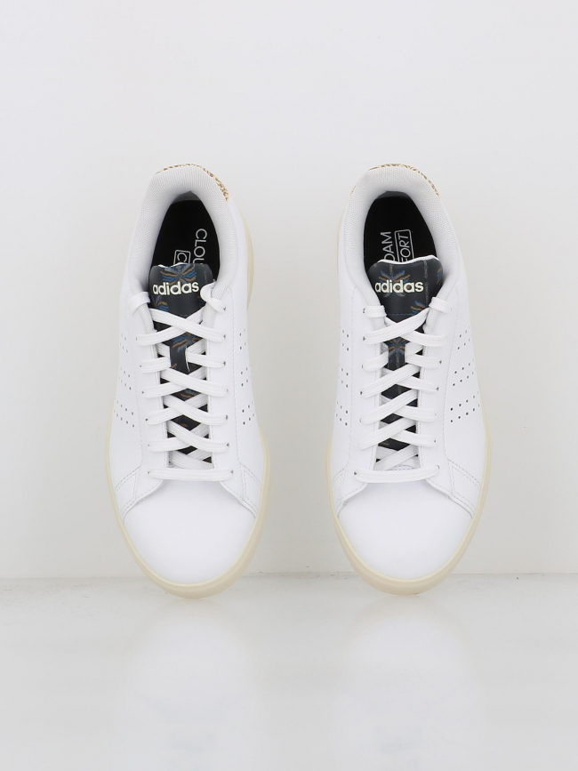 Baskets advantage 2.0 animal blanc femme - Adidas