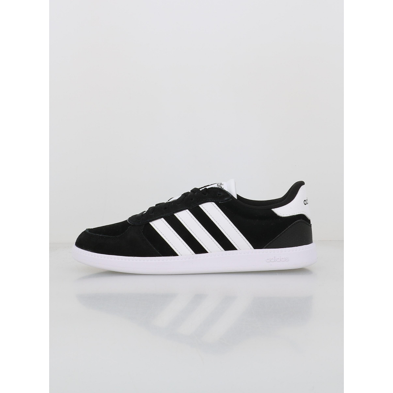 Baskets breaknet sleek suede noir femme Adidas wimod