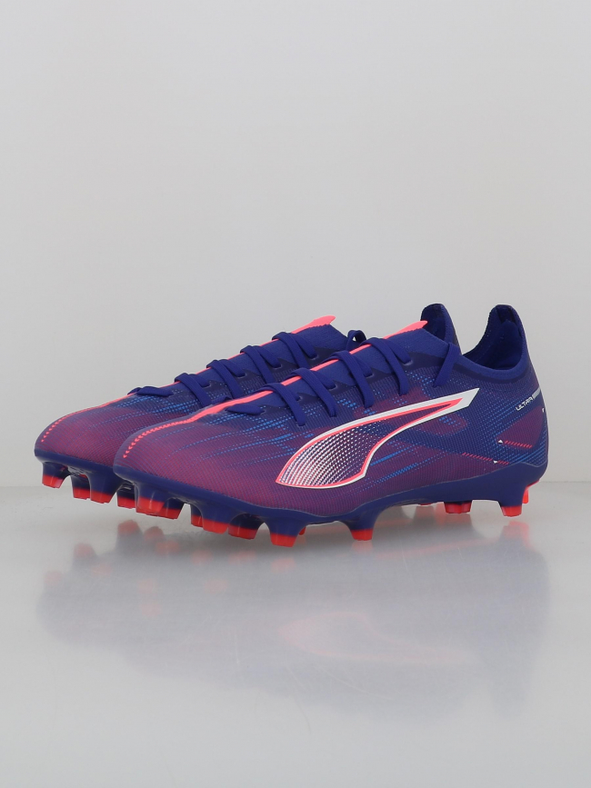 Chaussures de football ultra match fg ag bleu - Puma