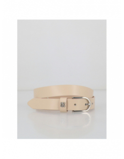 Ceinture en cuir zoey beige femme - Hugo