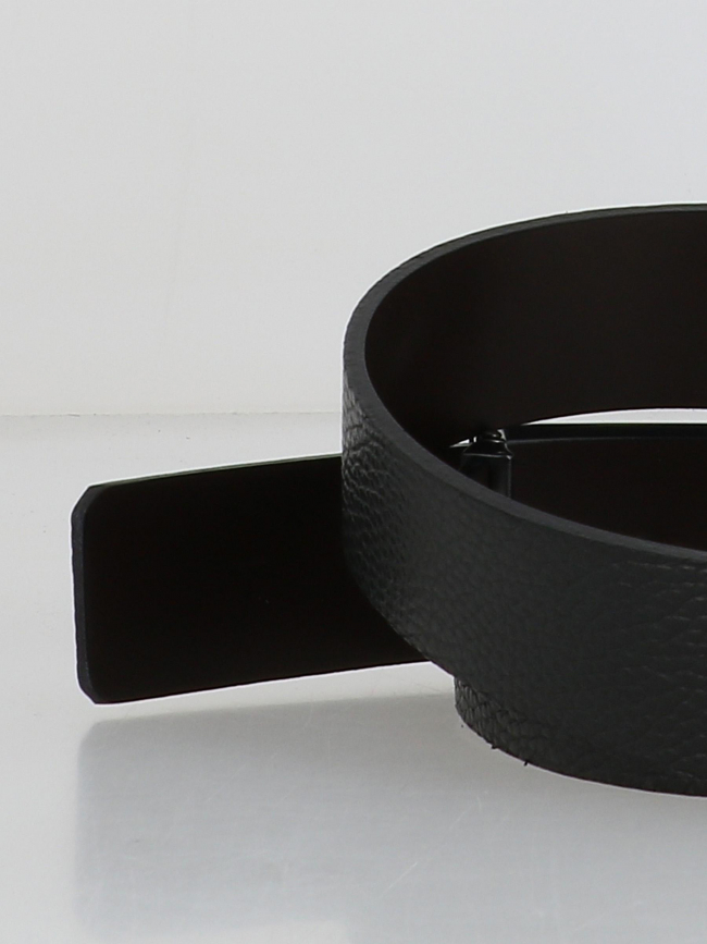 Ceinture en cuir garlond noir homme - Hugo